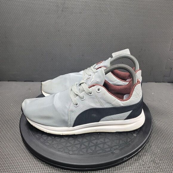 Puma Womens Sz 7.5 Grey Athletic Running Mesh Shoes - Picture 4 of 9